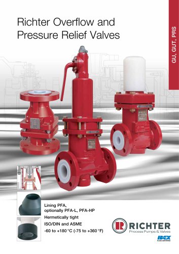 Overflow and Pressure Relief Valves