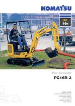 mini excavator PC16R-3 - 1