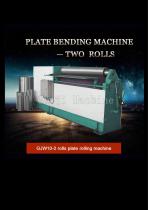 two rolls plate bending rolling machine-1