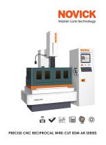 Novick AR series Wire-cut EDM machine - 1