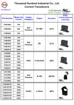 Current Transducers (Output AC) - 3