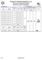 Split-Core Current Transformer CT24 Series(1A&5A&mV) - 12