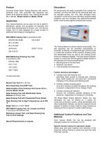 Technical Description Model 142-2
