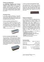 Technical Description Model 494 MC-2
