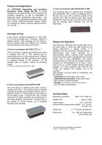 Technical Description Model 494 MC-2