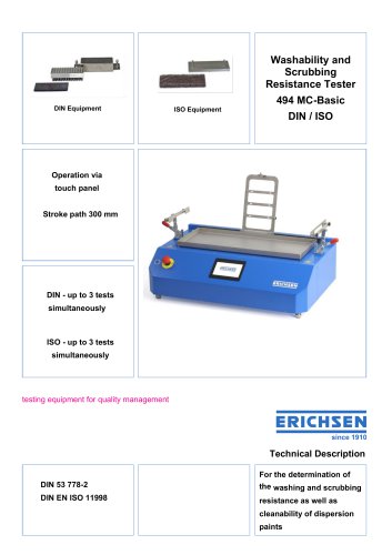 Technical Description Model 494 MC Basic