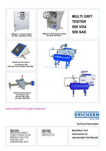 Technical Description Model 508 VDA / SAE