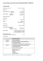 Technical Description Model 560 / 562-7