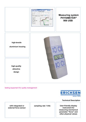 Technical Description PHYSIMETER® 906 USB