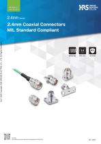 2.4mm Coaxial Connectors MIL Standard Compliant-1