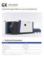 Fiber laser cutting machine G3015X - 3