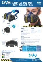 ELIPSE® HALF-FACE MASK  + HESPA™ Multigas (R) Filters - 1