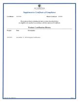 CSA Certificate - 2