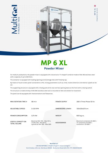 MP 6 XL - English
