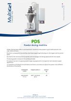 PDS - Auger doser for powders and granules-1