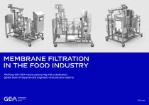 MEMBRANE FILTRATION IN THE FOOD INDUSTRY-1