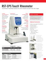 Rst-cps Touch™ Rheometer - Ametek Brookfield - Pdf Catalogs 