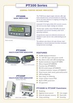 PT200 Series GENERAL PURPOSE WEIGHT INDICATORS - 2