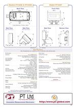 PT200 Series GENERAL PURPOSE WEIGHT INDICATORS - 4