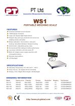 WS1 Weighing Scale Brochure - 1