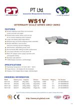 WS1V Veterinary Scale Brochure - 1