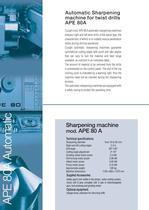 Automatic Sharpening  machine for twist drills APE 80A-1