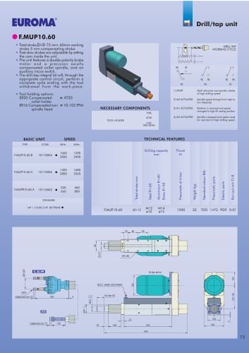 F.MUP10.60   -  Drill-Tap units  