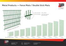 Fence Mats / Double Stick Mats - 2