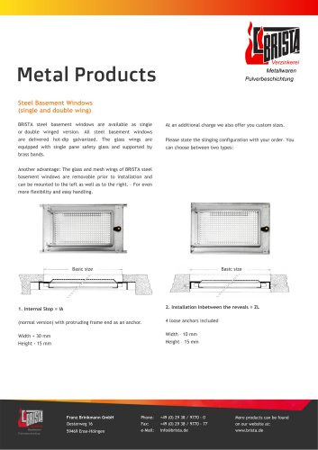 Steel Basement Windows