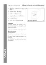 AC current single function transducer – type TAC-311DG/TAC-321DG - 1