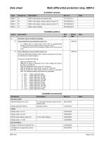 Multi-Differential Relay, MDR-2 - 4