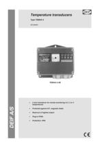 Temperature transducer – type TEMAX-3 - 1