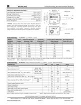 Silicon Designs Model 2422 Triaxial Analog Accel Module, ±4V Differential or 4V Single Ended Output, +5 VDC Power - 2