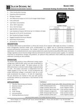 Silicon Designs Model 2460 Analog Accel with ±4V Differential Output or 0.5V to 4.5V Single Ended Output, +8 to +32V DC Power-1