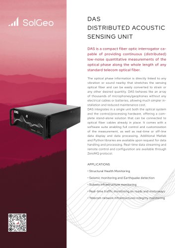 Distributed Acoustic Sensing (DAS)