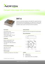 XRT-A - Compact rotary stage with nanometre error motion - 1