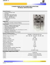 3 PHASES POWER FACTOR CORRECTION CAPACITORS TECHNICAL SPECIFICATIONS - 1