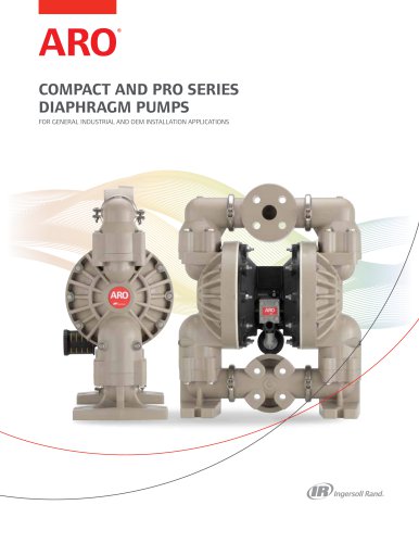 COMPACT AND PRO SERIES ARO DIAPHRAGM PUMPS