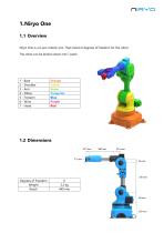 Niryo One Mechanical Specifications - 3