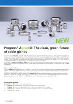 The clean, green future of cable glands - Progress® AgreenO-2