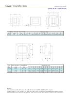 Power Transformers-lead wire, pin, toroidal - 10