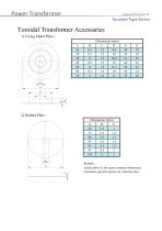 Power Transformers-lead wire, pin, toroidal - 16