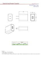 SMPS-12W Series Direct Plug-in Type - 1