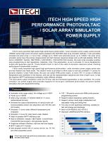 Photovoltaic / solar simulator power supply - 2