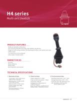 H4 series Multi-axis joystick - 1