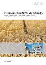 Evaporation Plants for the Starch Industry Starch Products from Corn, Grain, Potato, Tapioca-1