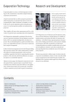 Evaporation Technology 2009-2