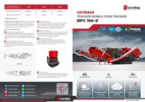 BPC100S - Boratas Tracked Mobile Cone Crusher with Screen-1