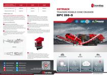 BPC200S - Boratas Tracked Mobile Cone Crusher with Screen