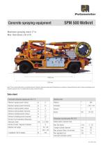 Concrete spraying equipment SPM 500 Wetkret-1